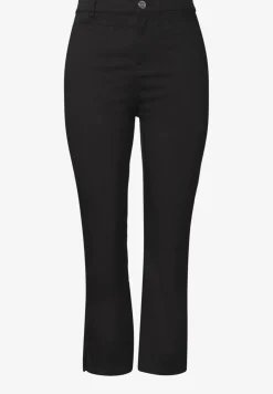 3/4 broek met flared pijpen in casual pasvorm