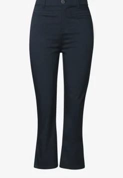 3/4 broek met flared pijpen in casual pasvorm