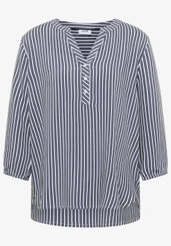 3/4 mouw blouse met gestreept patroon