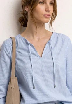 3/4 mouw blouse met strepen