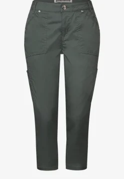 3/4 satijnen broek met zakken