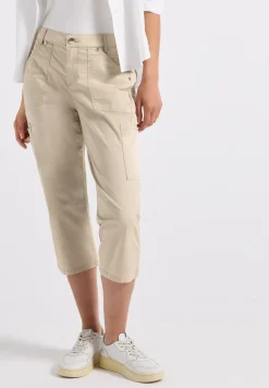 3/4 satijnen broek met zakken