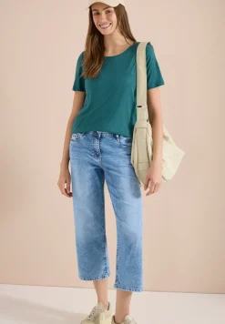 3/4 Wide Legs jeans in Loose Fit