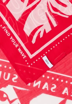 Bandana met print en tekst