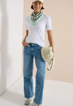 Bandana met textuur en leoprint