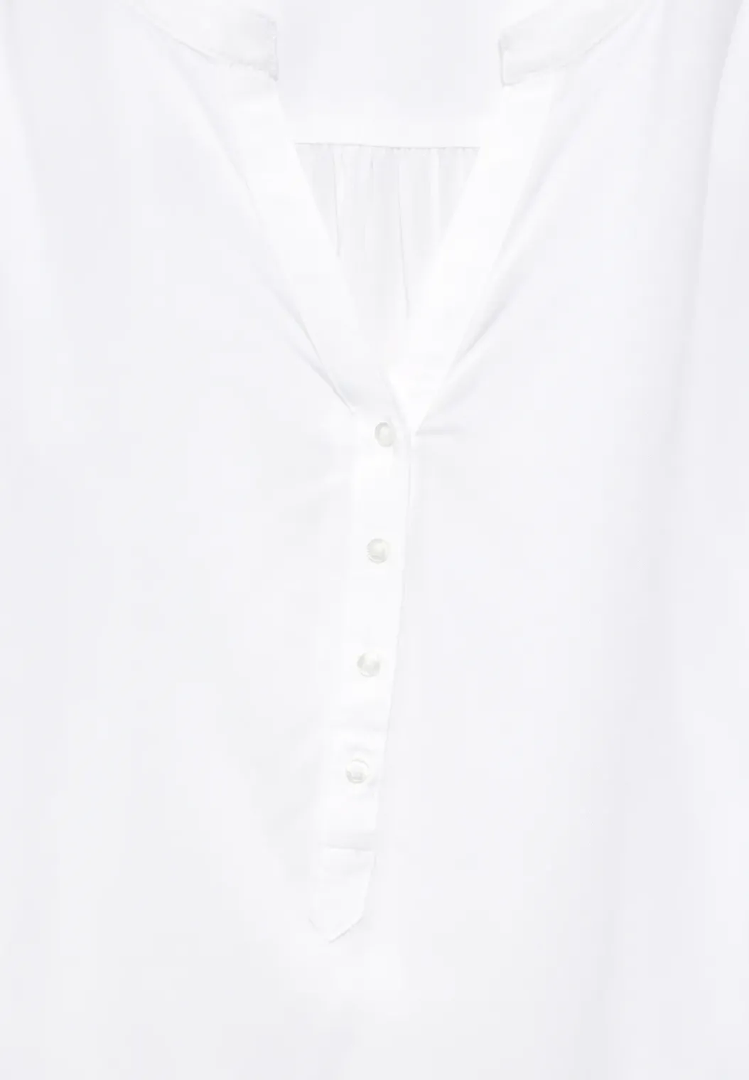 Basic blouse in effen kleur