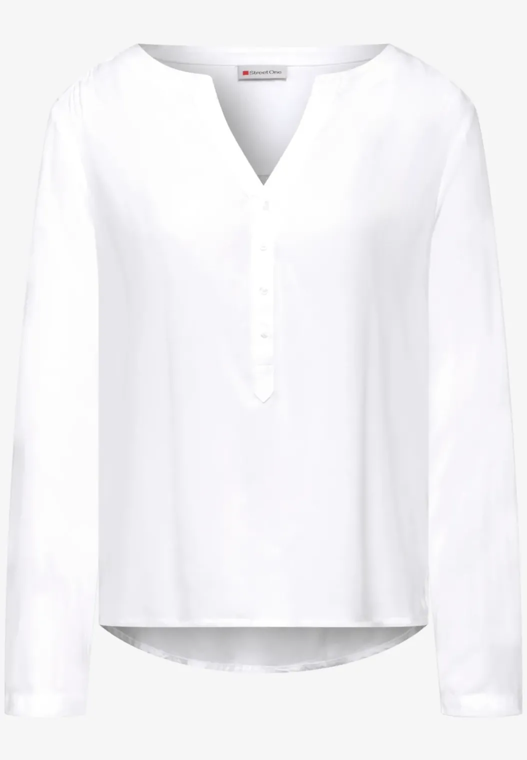 Basic blouse in effen kleur