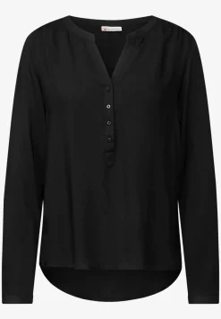 Basic blouse in effen kleur