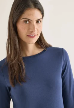 Basic shirt in effen kleur