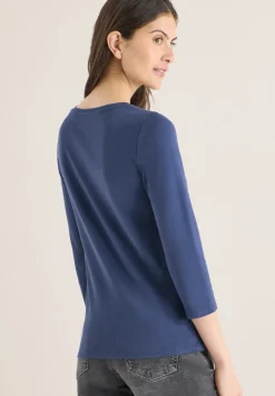 Basic shirt in effen kleur