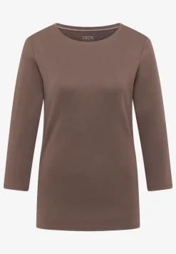 Basic shirt in effen kleur