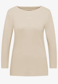 Basic shirt in effen kleur
