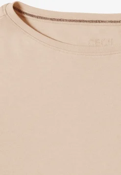 Basic shirt in effen kleur
