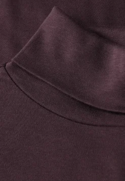 Basic shirt met coltrui