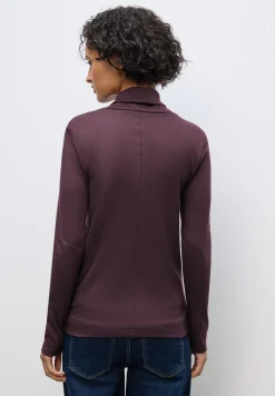 Basic shirt met coltrui