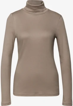 Basic shirt met coltrui