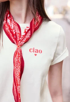 Basic Shirt met gedetailleerde print