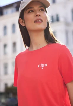 Basic Shirt met gedetailleerde print