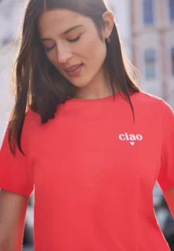 Basic Shirt met gedetailleerde print