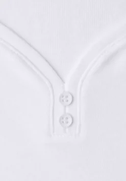 Basic shirt met knoopdetail