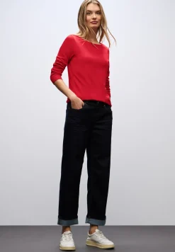 Basic shirt met lange mouwen