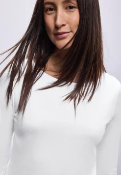 Basic shirt met lange mouwen