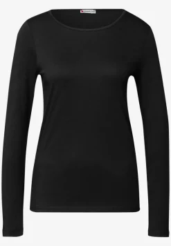 Basic shirt met lange mouwen