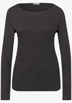Basic shirt met lange mouwen