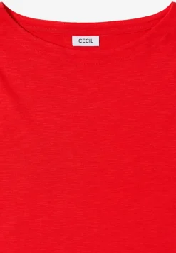 Basic shirt met lange mouwen