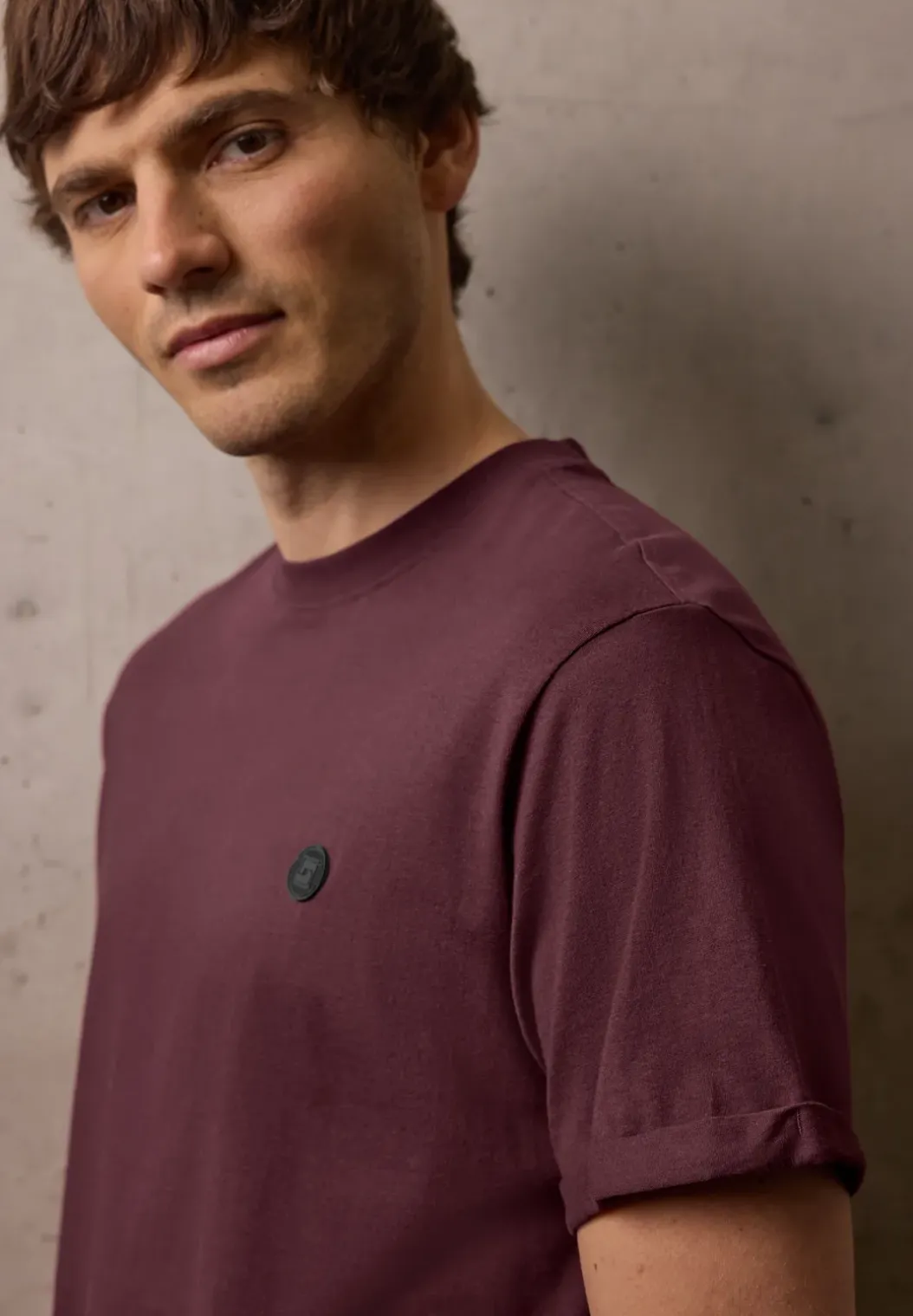 Basic Shirt met omslag