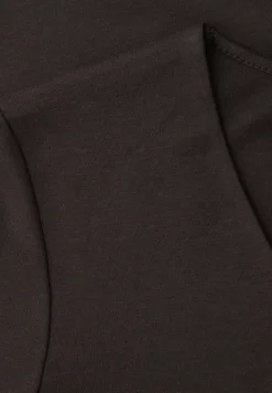 Basic Shirt met ondoorzichtige voorkant