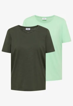 Basic Shirt met ronde hals in een 2-pack