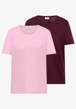 Basic Shirt met ronde hals in een 2-pack