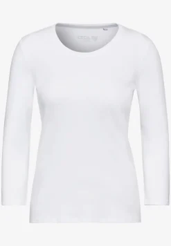 Basic shirt met ronde hals