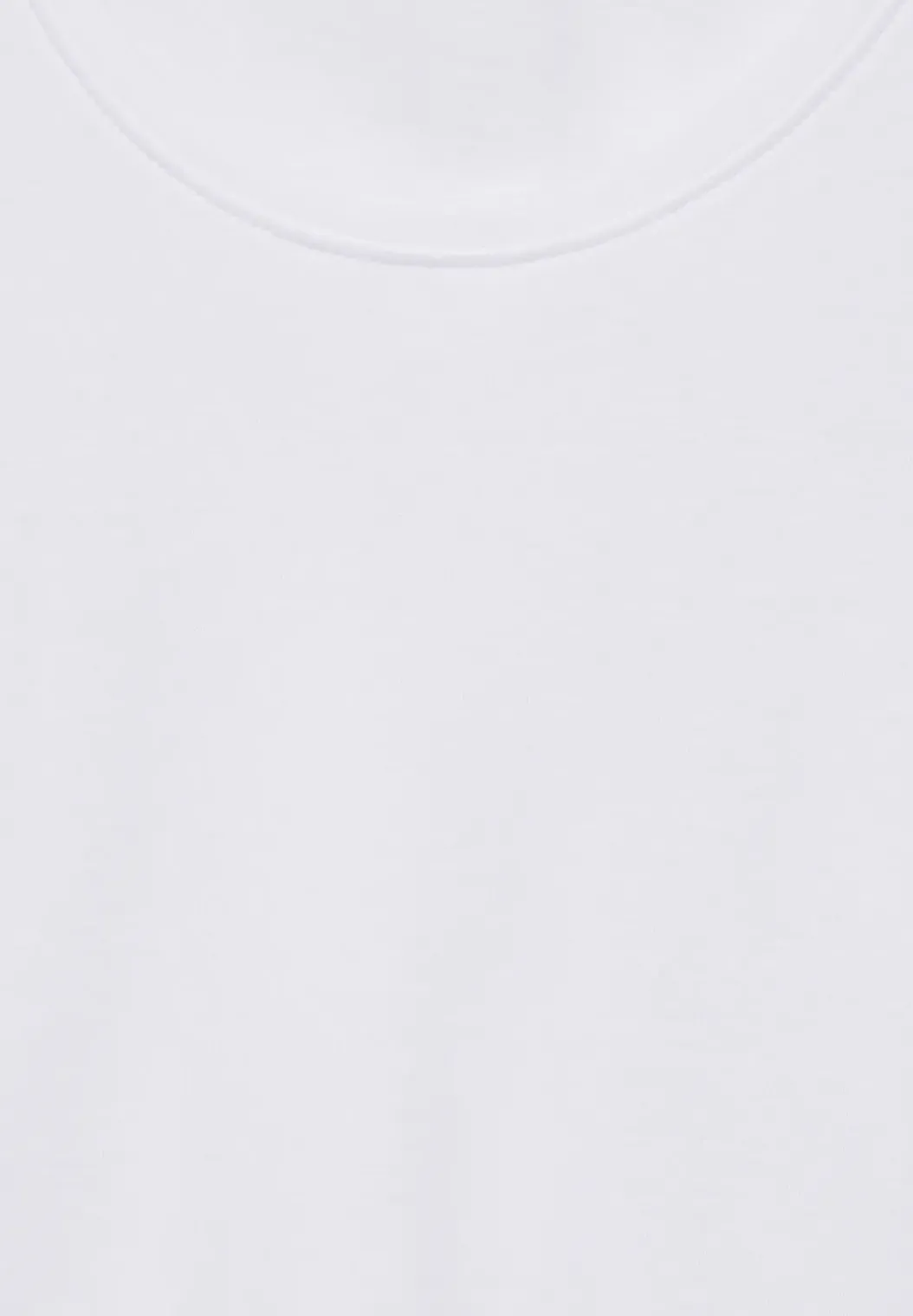 Basic shirt met ronde hals