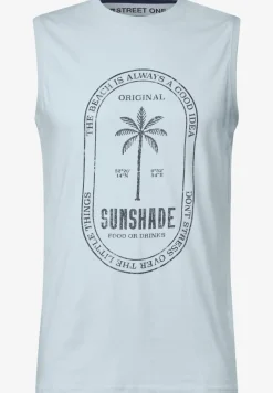 Basic tanktop met print