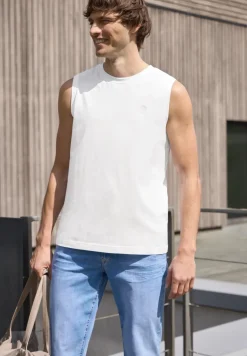 Basic tanktop met ronde hals