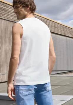 Basic tanktop met ronde hals