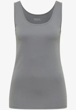 Basic top in effen kleur