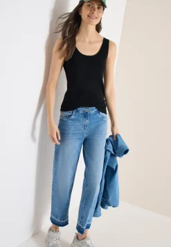 Basic top met ronde hals in een 2-pack