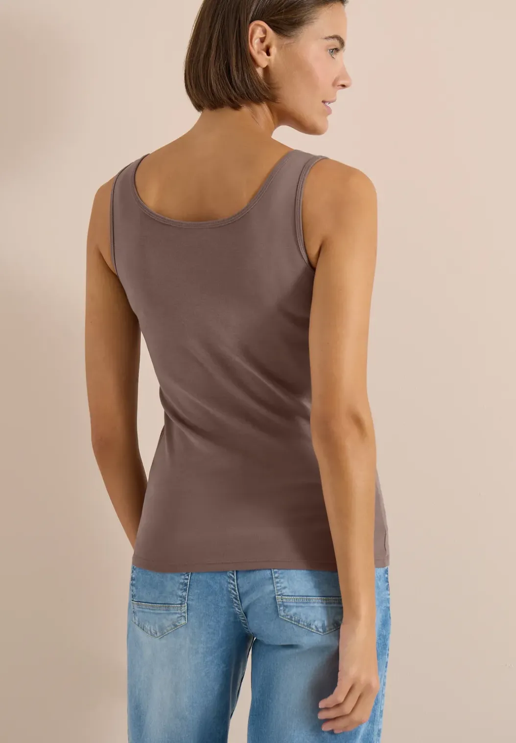 Basic top met ronde hals in een 2-pack
