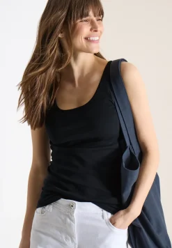 Basic top met ronde hals in een 2-pack