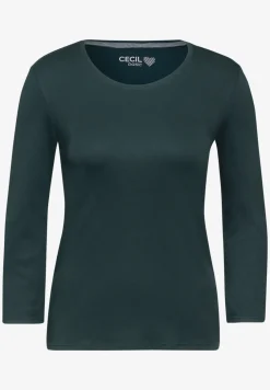 Basic T-shirt in effen kleur