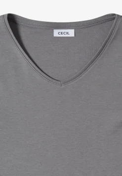 Basic katoenen shirt