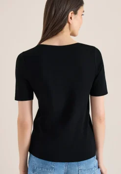 Basic katoenen shirt
