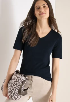 Basic katoenen shirt