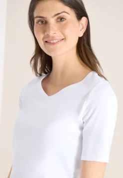 Basic katoenen shirt
