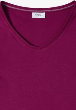 Basic katoenen shirt