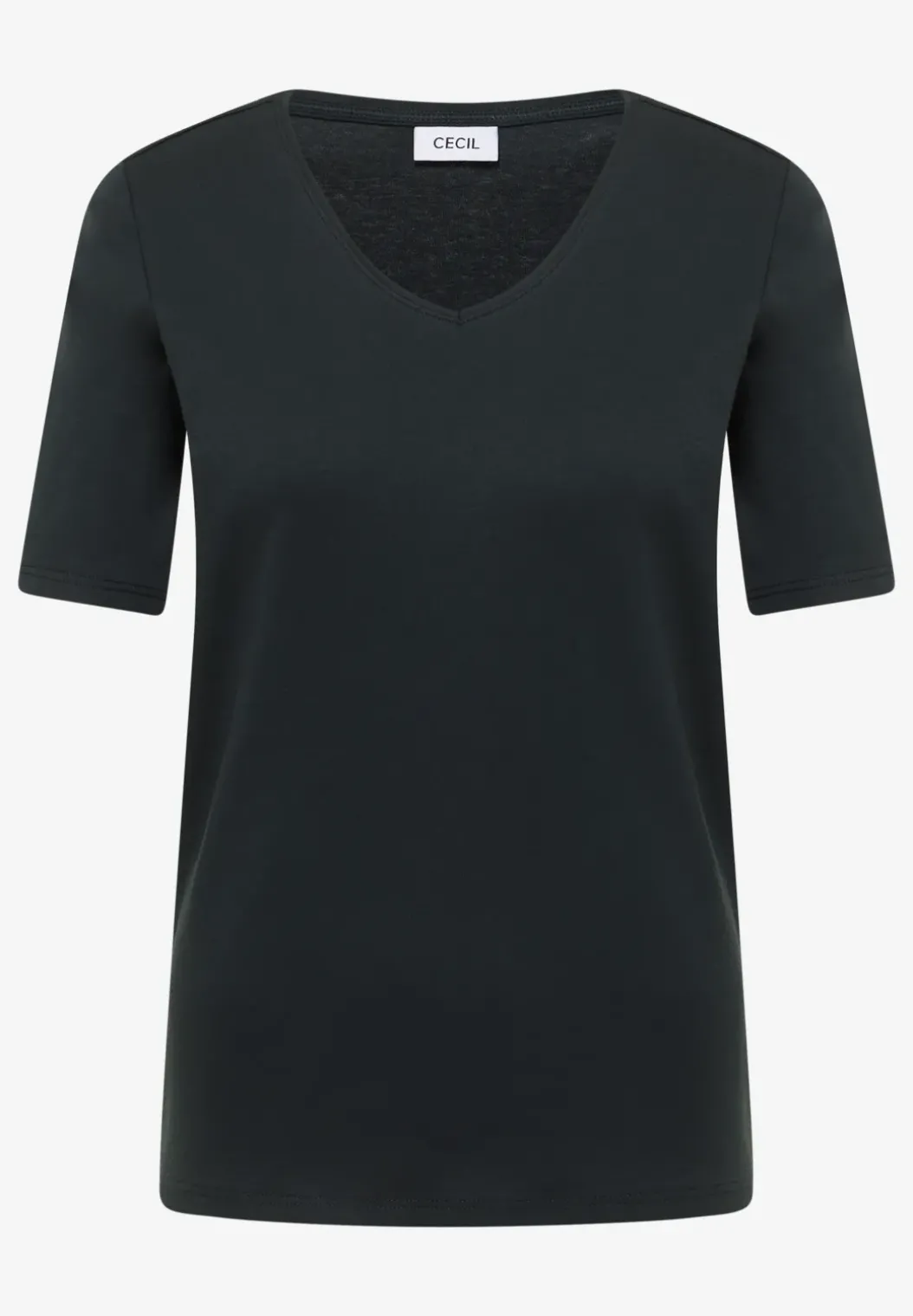 Basic katoenen shirt