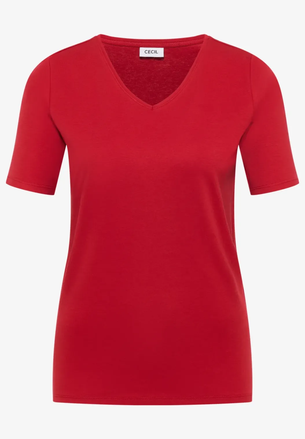 Basic katoenen shirt